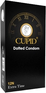 Cupid Dotted & Extra Time Condoms |  12 Pcs 