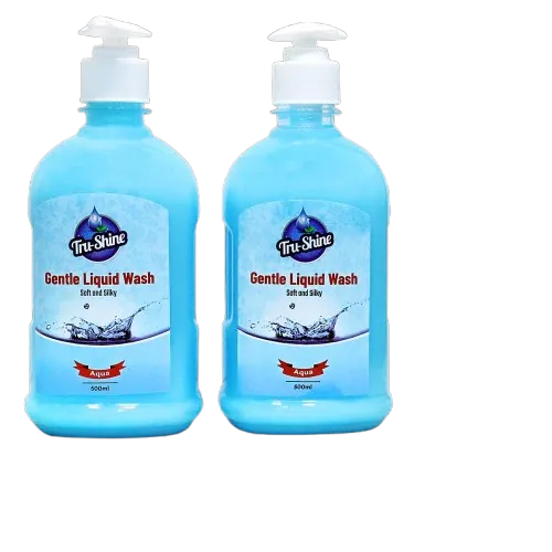 Tru-Shine Gentle Liquid Wash 500 x 2(Buy 1 get 1)  (Aqua) 