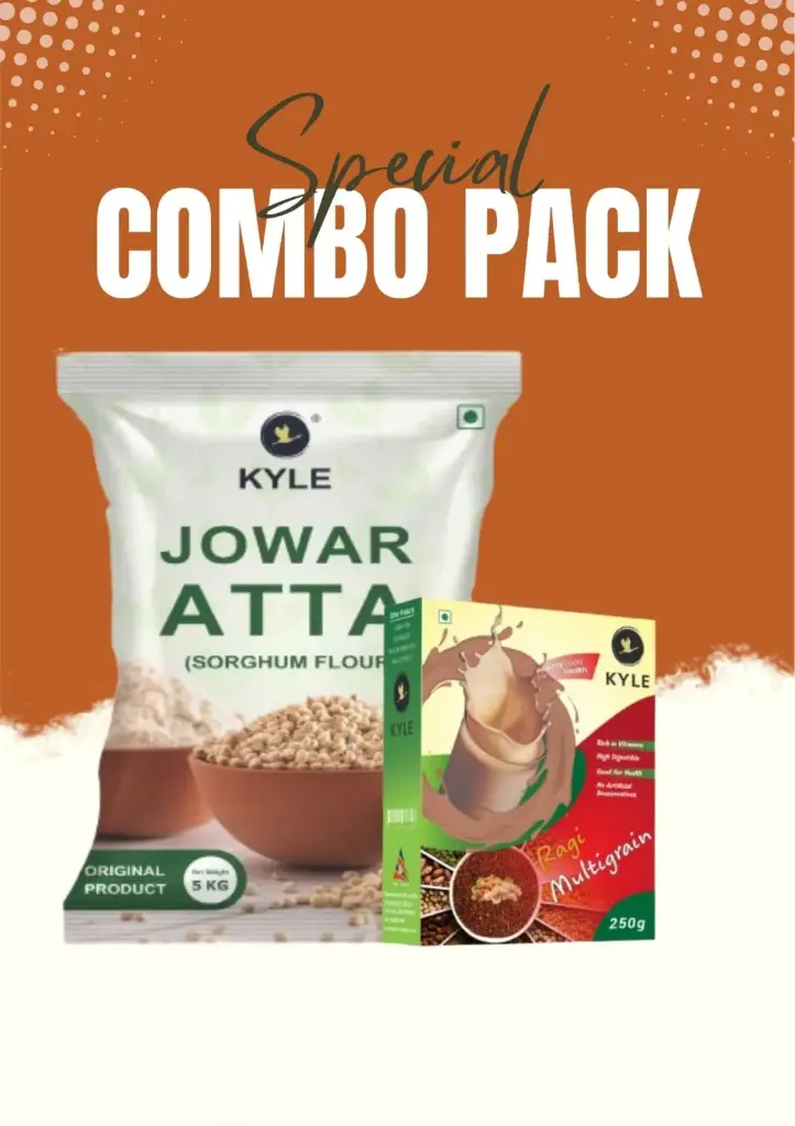 [5+250]  BUY 5 kg JOWAR ATTA GET 250gm RAGI MULTIGRAIN MALT FREE