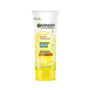 Garnier Bright Complete Brightening Duo Action Face Wash, 100g 