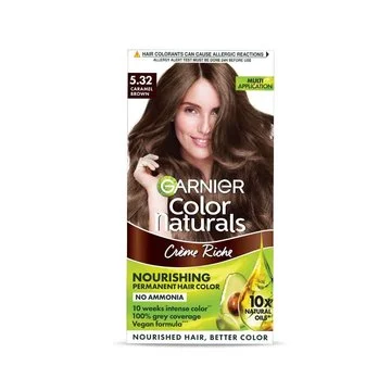 Garnier Color Naturals Shade 5.32 Caramel Brown 70ml+60g