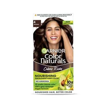 Garnier Color Naturals Shade 4 Brown 70ml+60g