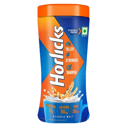 Horlicks Classic Malt Flavour Nutrition Drink Powder 200 gm