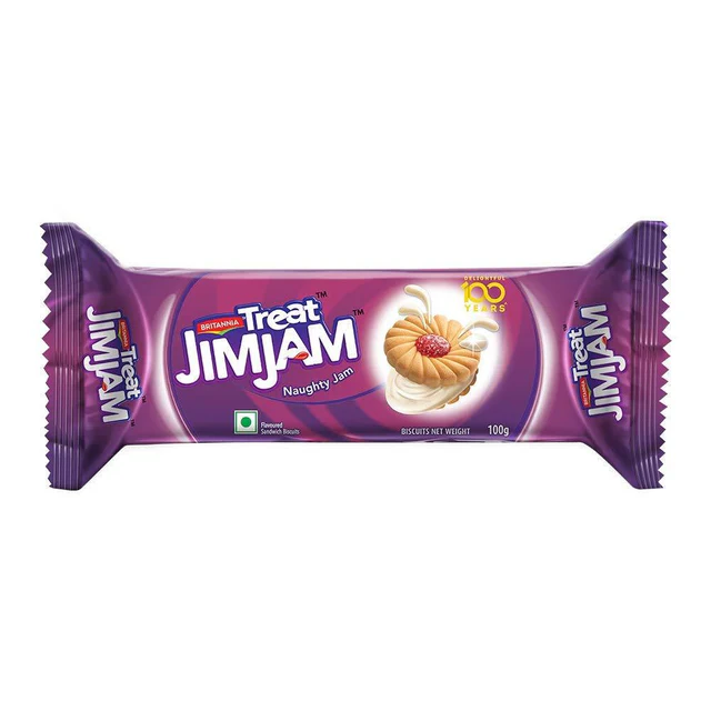 Britannia Treat Jim Jam Cream Biscuits
