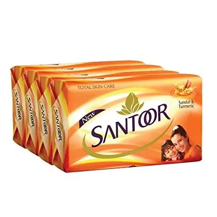 Santoor Sandal & Turmeric Soap 4 x 100g