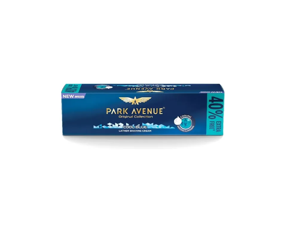 Park Avenue - Cool Blue Lather Shaving Cream 60g with Free 40% (60g + 24g =84g)