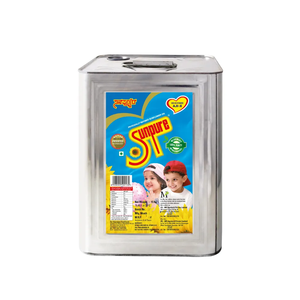 SUNPURE SUNFLOWER Oil 15kg