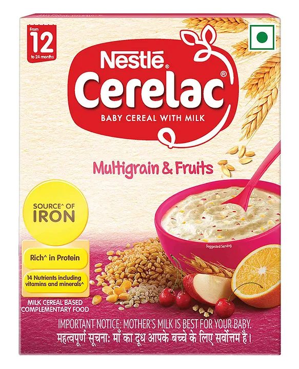 Cerelac Baby Cereal - Multigrain & Fruits - From 12 to 24 Months 300 g