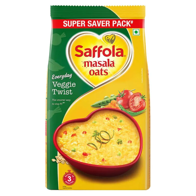 Saffola Veggie Twist Instant Oats 500 g