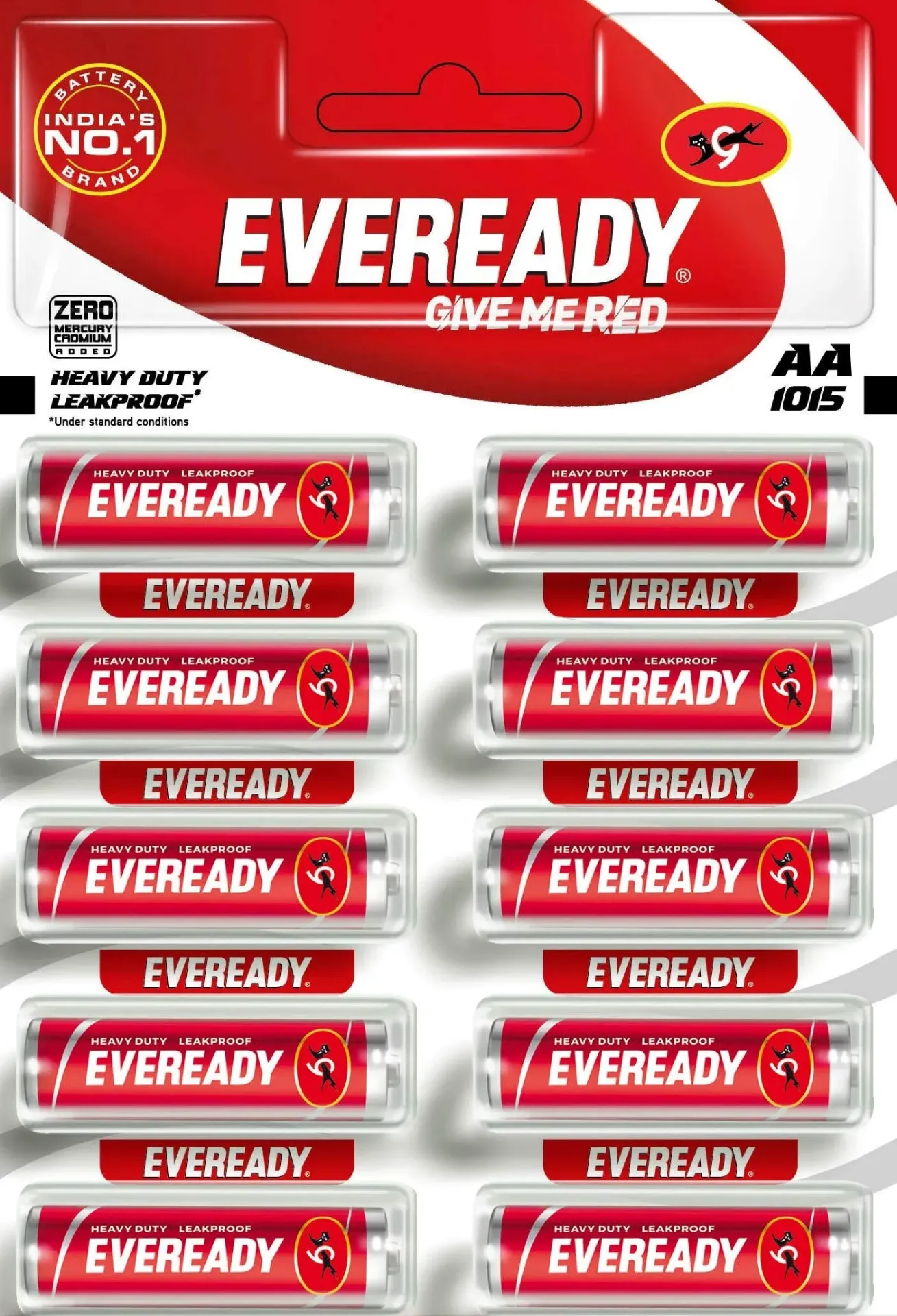 Eveready Give Me Red AA 1012 Battery 10Pc