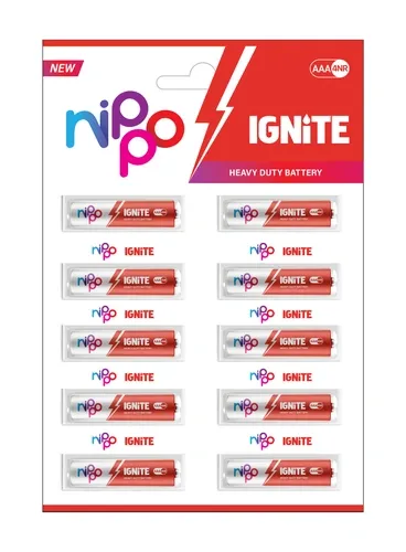 Nippo Ignite 4NR AAA Battery Cell - 10 Pieces