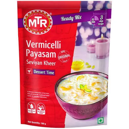 MTR Vermicelli Payasam seviyan Kheer 180g