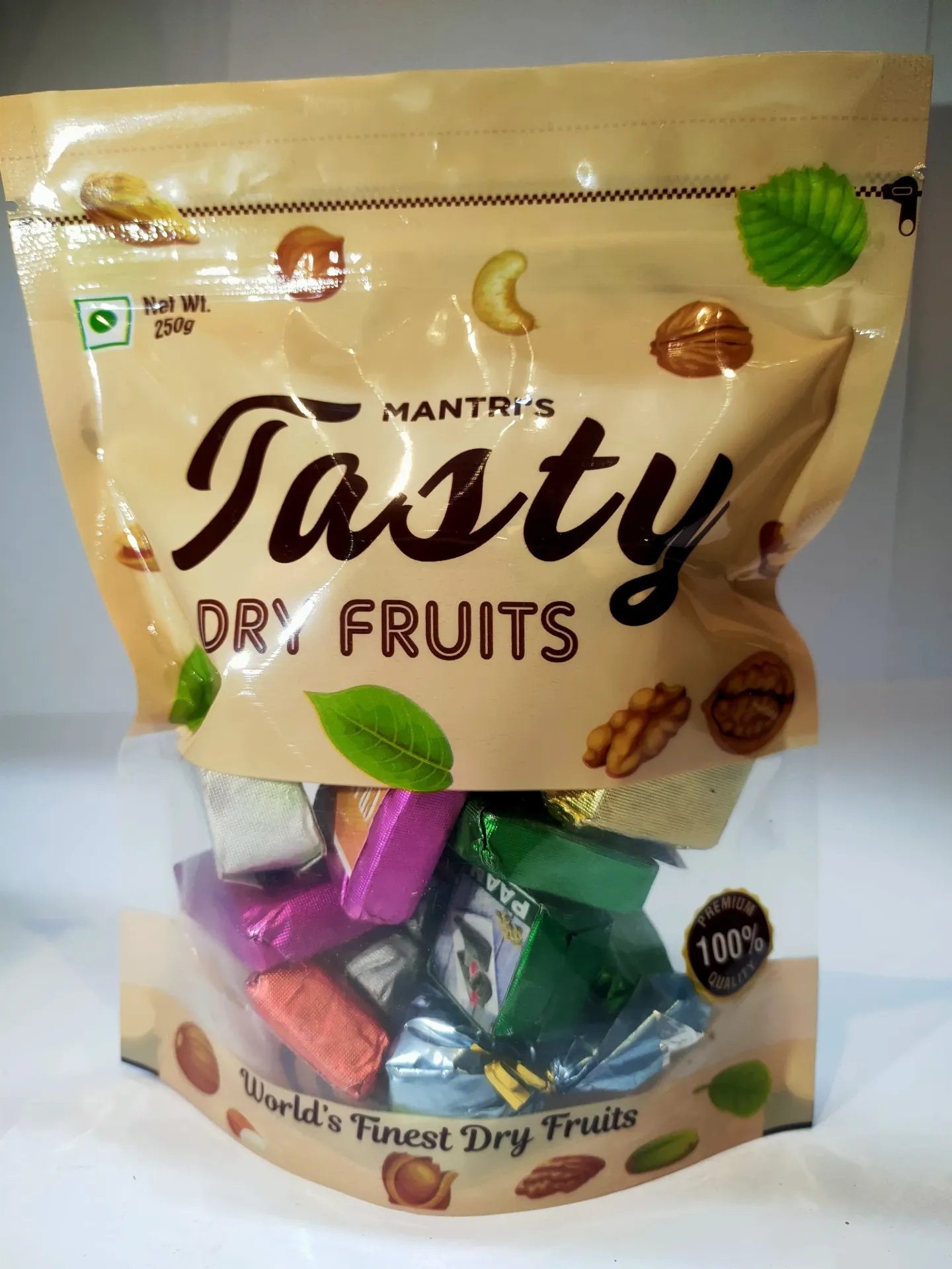 Tasty Dark Chocolate With Dryfruits Mix 250g